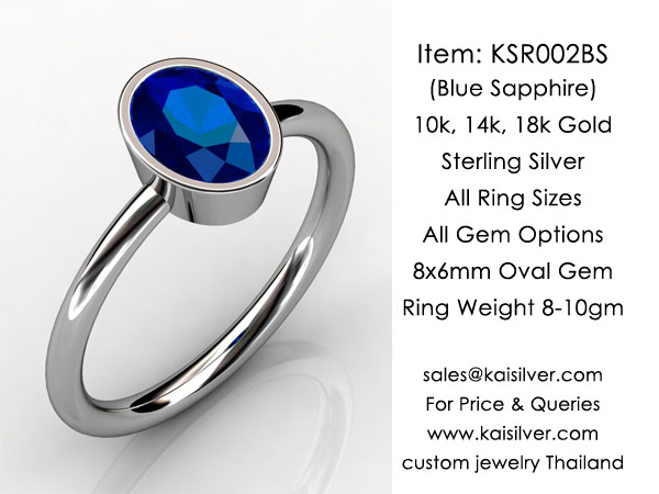 sapphire gold ring