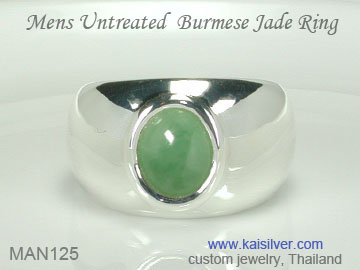 green jade ring for men