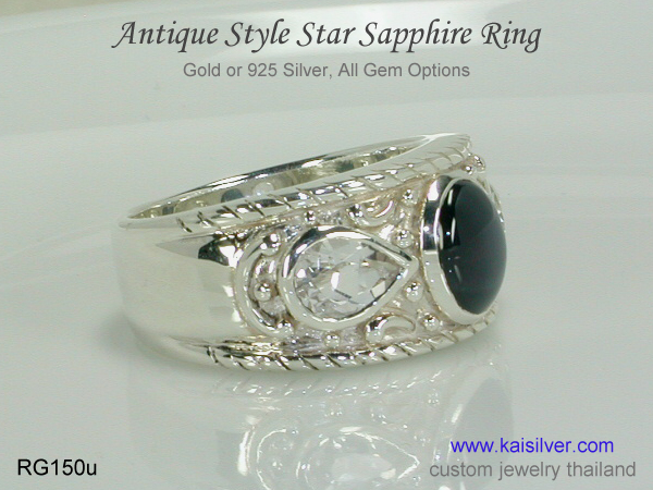 star sapphire ring
