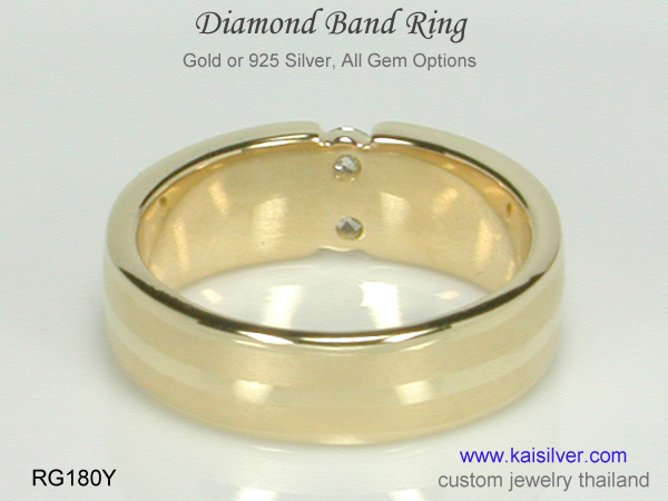 diamond band pair