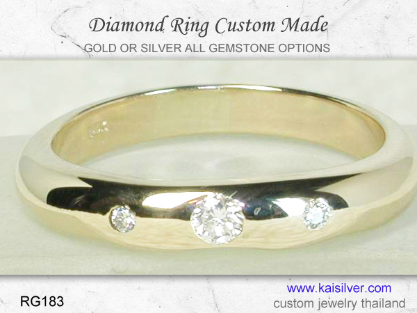 diamond gold ring