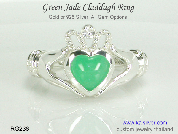 claddagh ring 925 silver