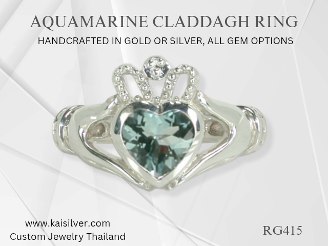 custom claddagh rings