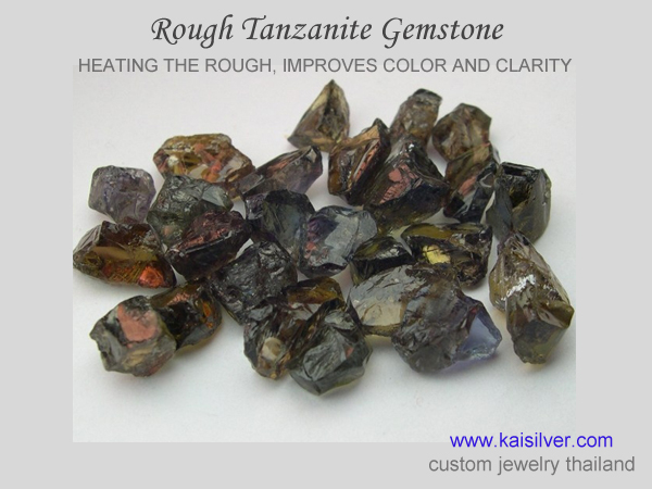rough tanzanite